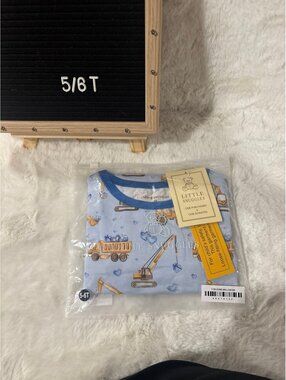 Blue Hearts & Heavy Equipment Pajamas